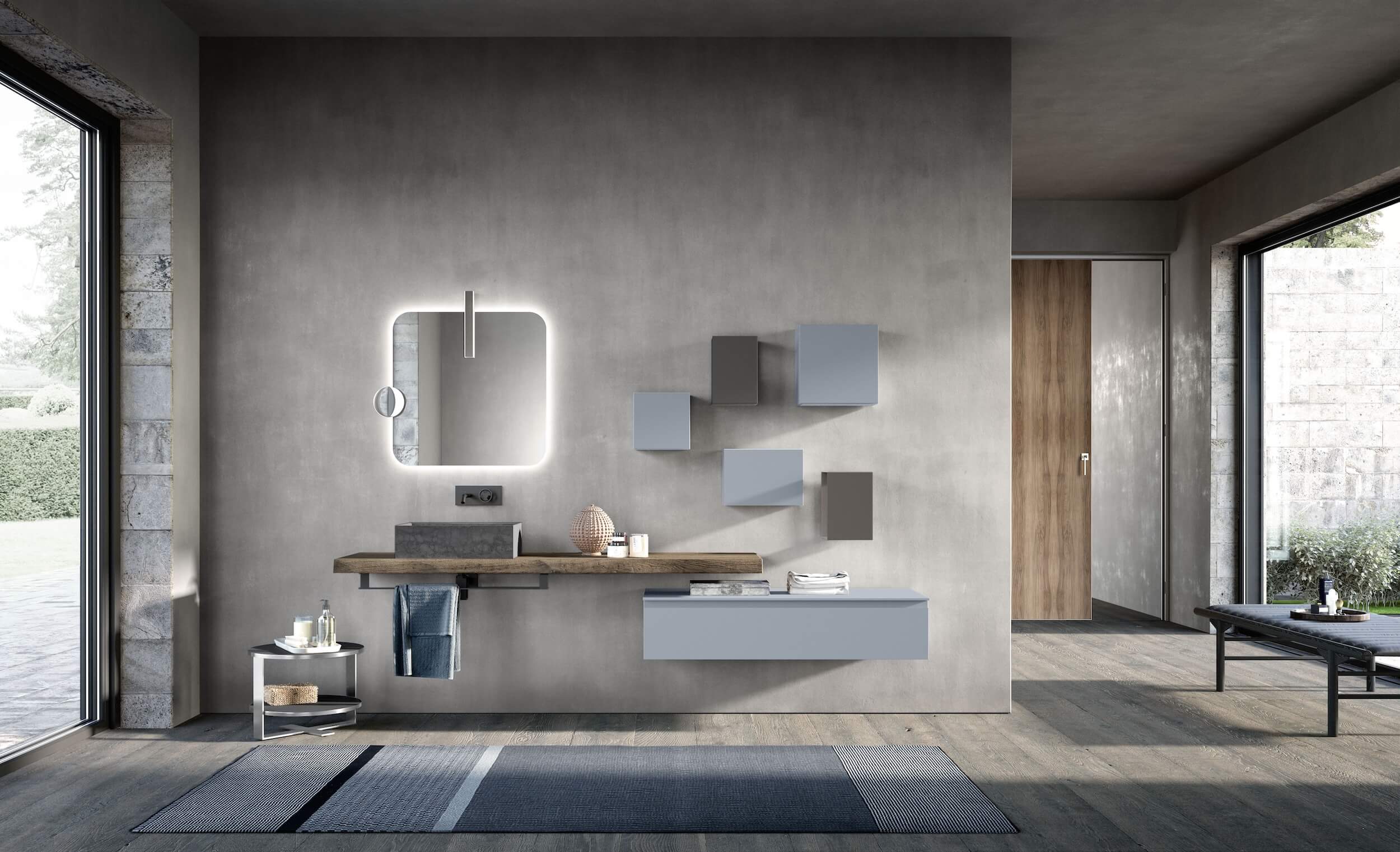 Urban RCO 3 - metal cubes - vessel